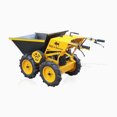 Minidumper com sistema de descarga frontal - Barrow - Bull - com caçamba giratória / de rodas