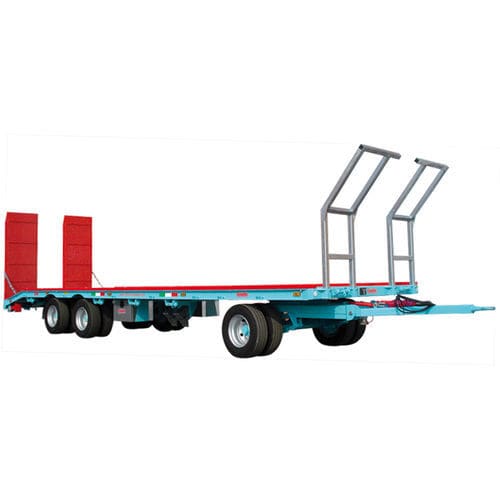 Carreta prancha - BP200R - Crosetto srl - semimontada / com 3 eixos / agrícola