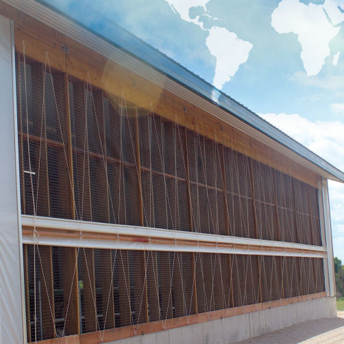Cortina quebra-vento - Sun-North Systems, Ltd - para pecuária / automática