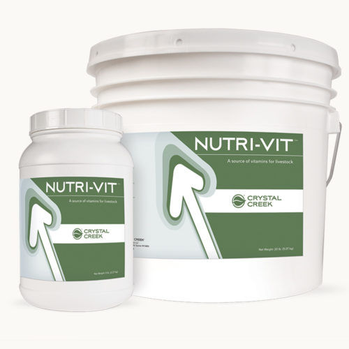Suplemento para animais - NUTRI-VIT™ - Crystal Creek, Inc. - para bovinos / de cálcio / de cobre