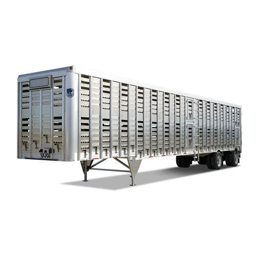 Reboque de transporte de gado para suínos - Eby Trailers - com 4 eixos
