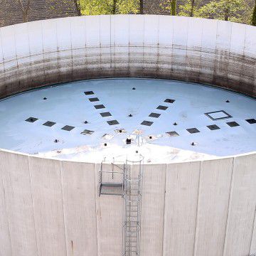 Cobertura flutuante para silo - Genap - em PVC / para biogás