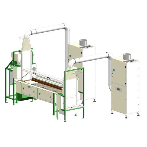 Máquina de pré-limpeza de grãos - TOA-SP01 - Seed Processing Holland BV - com rede vibratória / com aspirador