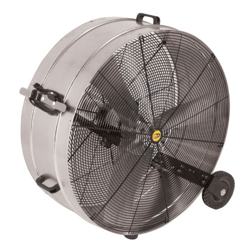 Ventilador para galpão agrícola - VI WG Series - J&D Manufacturing - de recirculação / portátil / em aço galvanizado