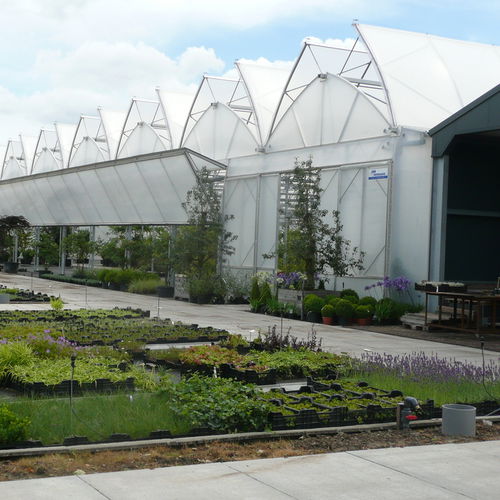 Estufa multicapela - VERMAKO GREEN HOUSES - em material plástico / com abertura total / com estrutura de alumínio