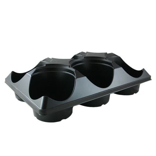 Bandeja porta-vasos em plástico - RCT550-6 - Ainong USA Corporation - redonda