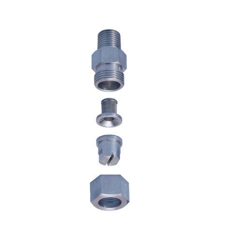 Bico em cerâmica - VV series - Ikeuchi USA Inc - em latão / de jato plano