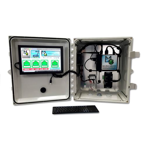 Sistema de monitoramento para estufa - GROWLINK - Micro Grow Greenhouse Systems/MicroCool Fog Systems - remoto