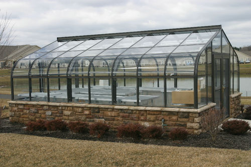 Estufa tipo túnel com um único vão - CULTIVATOR ELITE™ FREESTANDING - Nexus Corporation - para jardinagem / em vidro / com estrutura de alumínio