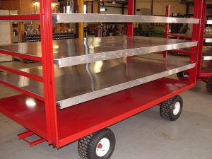Carreta prancha - Pack Manufacturing Company - com 2 eixos / agrícola / para cargas pesadas