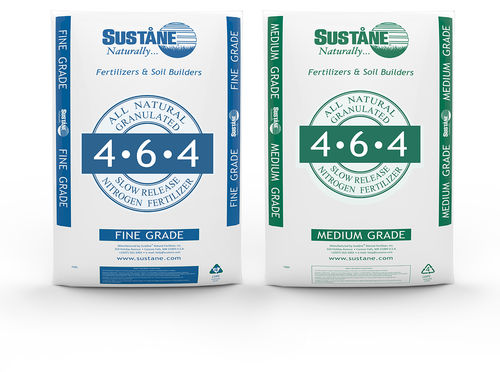 Fertilizante orgânico - 4-6-4 - Suståne Natural Fertilizer Inc - NPK / com oligoelementos / granulado