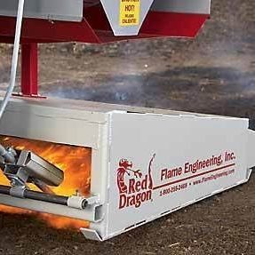 Unidade de desinfeção sem produtos químicos - PL8750 - Flame Engineering, Inc. - com chama / para cama de aviário / montada em trator