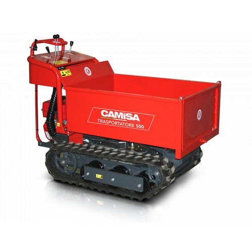 Minidumper com caçamba elevatória - TP 500 - CAMISA F.LLI Roberto e Massimo & C. Snc - de esteiras / a diesel