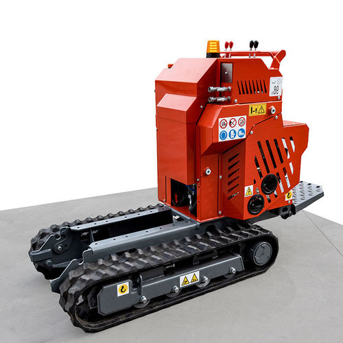Minidumper com sistema de descarga frontal - STRK 8  - ANTOLINI MEZZI CINGOLATI - de esteiras / a gasolina