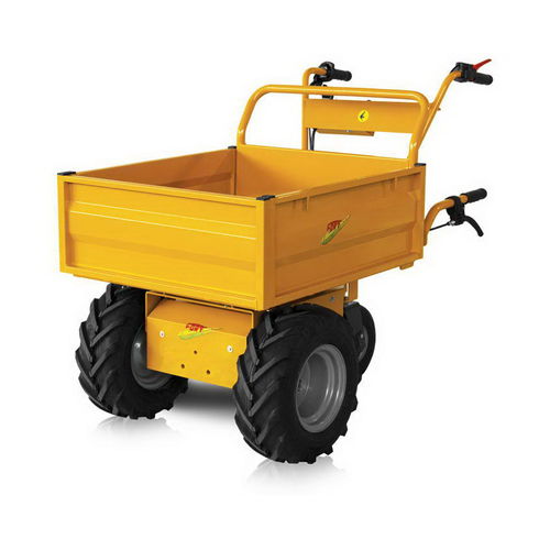 Minidumper com sistema de descarga frontal - 300/600 WS - FORT Srl Unipersonale - de rodas / elétrico