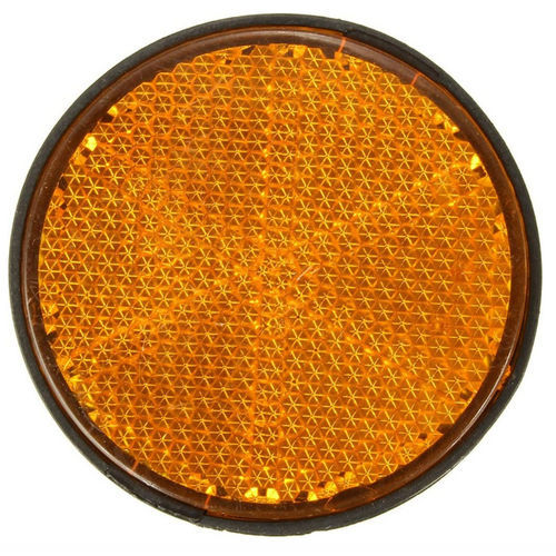 Retrorrefletor redondo - 00477 - LO SNODO Srl - laranja / de parafusar / para máquina agrícola