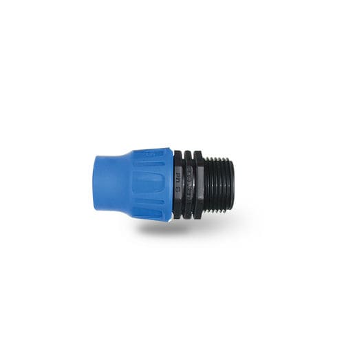 Conexão para microirrigação reta - 121 Series - POELSAN PLASTIC SAN.TIC A.S. - com rosca / em polipropileno / macho