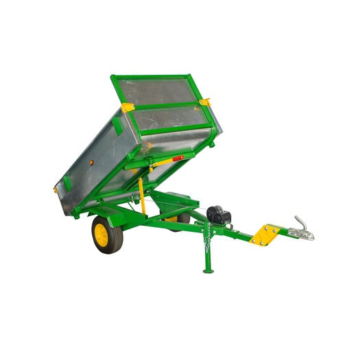 Carreta basculante - Express 600 VM - ROSSELLI Snc Officine Meccaniche - basculante / com 2 eixos / florestal