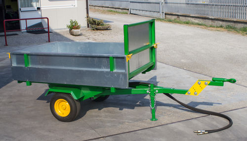 Carreta basculante - Express 600 IT - ROSSELLI Snc Officine Meccaniche - basculante / com 2 eixos / florestal