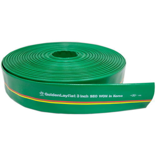 Mangueira - GoldenLayflat - SEO WON CO., Ltd. - de irrigação / em PE / plano