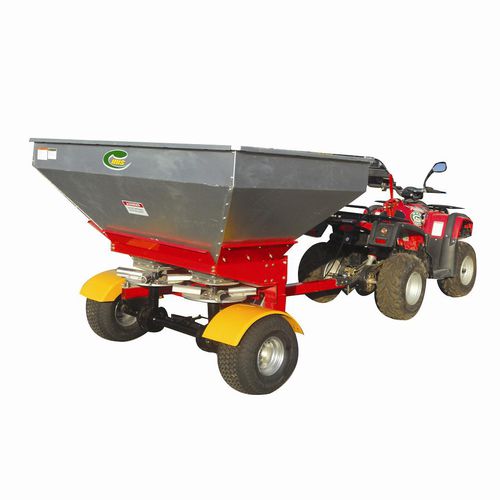 Distribuidor de adubo de arrasto - ITDS-1000G - Iris Spreaders Co. - seco / de dois discos / largo