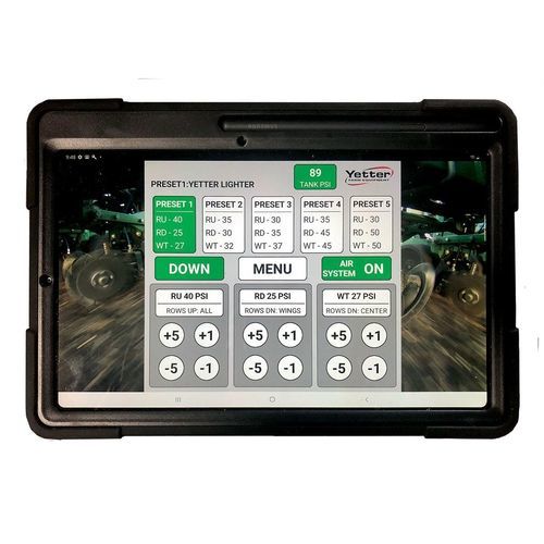 Sistema de controle para insumos agrícolas - Yetter Manufacturing - com ISOBUS / com tela sensível ao toque