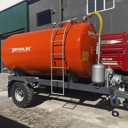 Distribuidor de esterco líquido com 1 eixo - Sayginlar Agriculture Machinery Ltd. - a vácuo / de arrasto