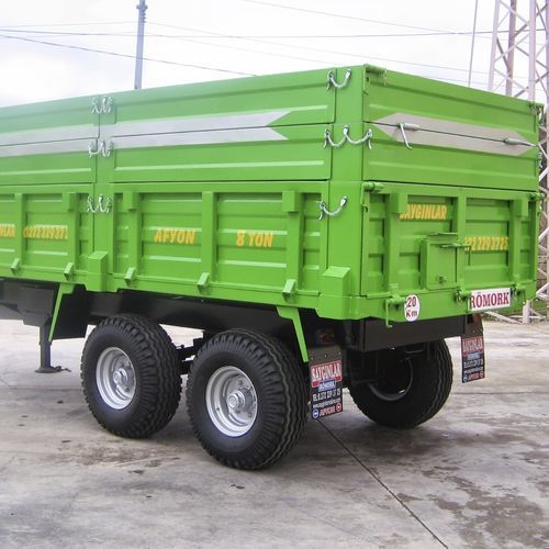 Carreta basculante - SY8T2D-TANDEM - Sayginlar Agriculture Machinery Ltd. - com 2 eixos / agrícola / 8 toneladas