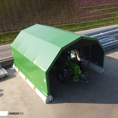 Galpão de armazenamento multiusos - HANGAR-BOX SPECIALE - Giesse S.p.A. - transportável / pré-fabricado / desmontável