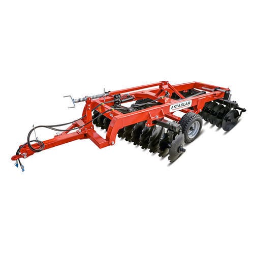Grade de discos de arrasto - AAGD 22 - AKTAŞLAR TARIM MAKİNALARI İMALAT VE TİCARET-RAMAZAN AKTAŞ - articulada em 2 seções / com ajuste hidráulico / offset