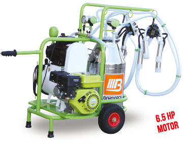 Ordenhadeira para vacas - 8680640071732/8680640071749 - BARBAROS MOTOR MAKINA SANAYI IC VE DIS TIC LTD STI - a gasolina / móvel