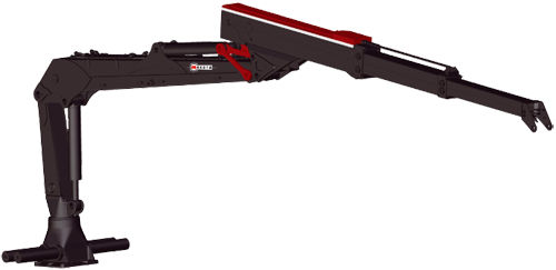 Grua florestal para forwarder - Mesera 142F - Mesera Cranes Finland Oy