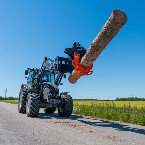 Garra para toras florestal - BMF Log Skidding Grapple F1000 - BMF - telescópica / para trator / versátil