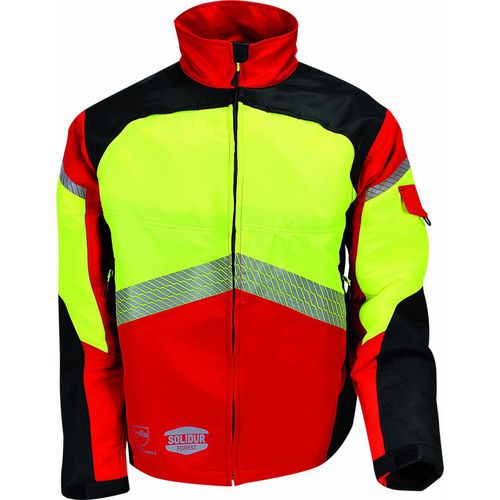 Casaco de trabalho - CL1 AUTHENTIC - Solidur - em poliuretano / em tecido hidrorrepelente / para motosserra