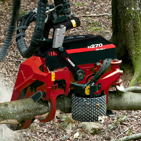 Cabeçote de harvester para desbaste florestal - H270 Series II - Waratah - para processamento de árvores / com desgalhador