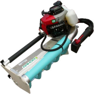 Aparador de cerca viva a gasolina - EazyCut 400 - Pack TTI  / Weber Cooling - de mão