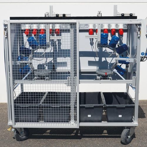 Podadora para plantas em vasos - RAP - Pack TTI  / Weber Cooling - para bandejas de cultivo / com rodízios / automática
