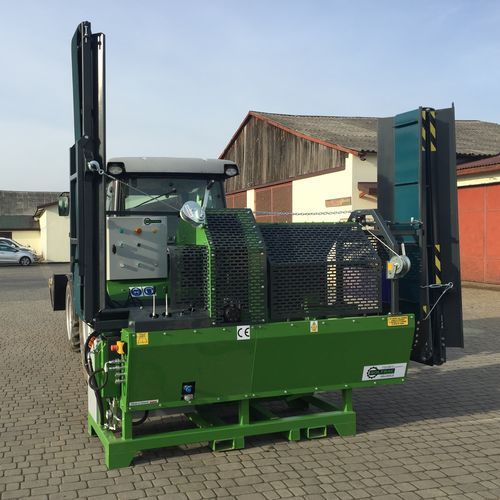 Rachador de lenha horizontal - R-380 WOM - ROLTRAC HBT - montado em trator / por tomada de força / automático