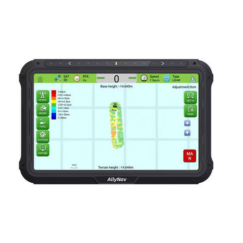 Sistema de controle para nivelamento de terrenos agrícolas - W20 - Shanghai AllyNav Technology Co., Ltd. - RTK / digital