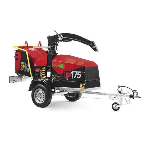 Triturador de galhos de arrasto - 175 MOBILE Z.E. - Linddana A/S - elétrico / com acionamento hidráulico