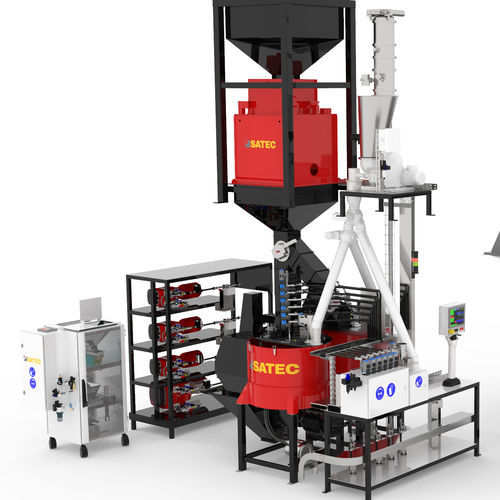 Máquina de tratamento de sementes com sistema de revestimento - CONCEPT 3.50 Twin - Satec Equipment GmbH - automática / para revestimento / para laminação
