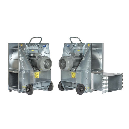 Ventilador para galpão agrícola - TLR  - SOBY - de circulação de ar / móvel / em aço galvanizado