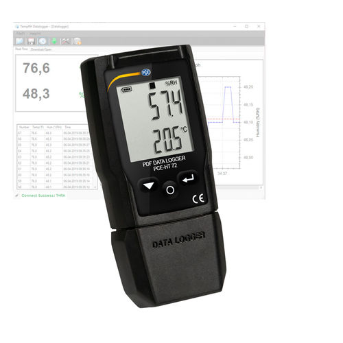 Registrador de dados de temperatura - PCE-HT 72 - PCE IBERICA - de umidade relativa / USB / compacto