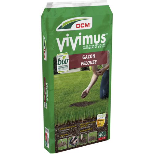 Condicionador de solos orgânico - VIVIMUS® PELOUSE - Dcm - para melhorar a estrutura do solo / para promoção do desenvolvimento de raízes / para gramado