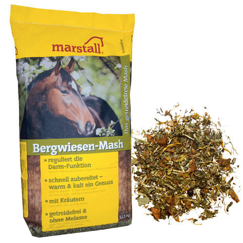 Suplemento para animais - Bergwiesen-Mash - Marstall - para cavalos / de cálcio / de fósforo