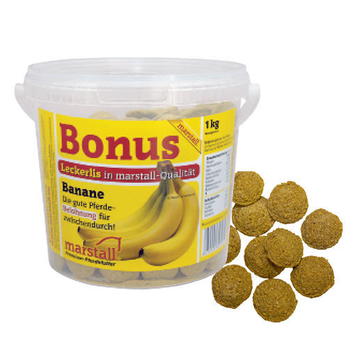 Suplemento para animais - Bonus Banane - Marstall - para cavalos / de cálcio / de sódio