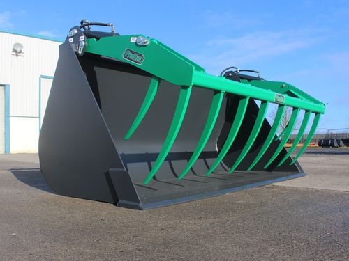 Caçamba para limpeza de áreas agrícolas - GPG series - Prodig Attachments - para transporte de madeira / para reciclagem / para carregadeira