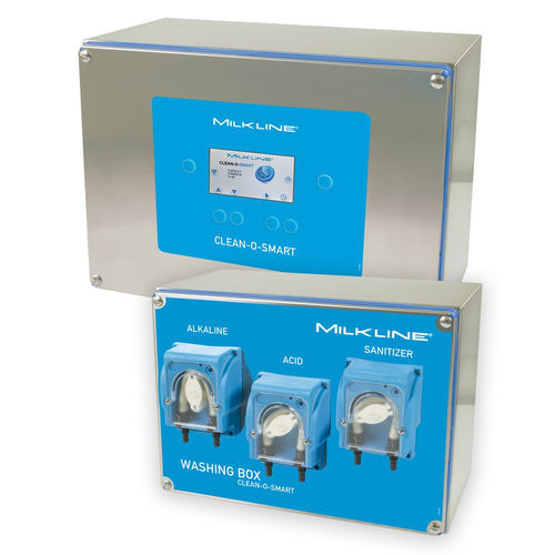 Estação de lavagem para equipamento de ordenha - CLEAN-O-SMART - Milkline NG SpA - automática / programável / compacta