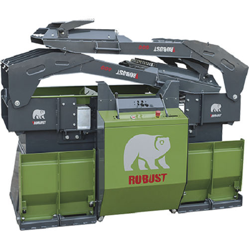 Rachador de lenha hidráulico - ROBUST 600 - Robust d.o.o. - elétrico / horizontal / montado em trator