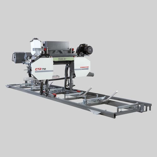 Serraria de fita - CTR 710 - pilous - horizontal / estacionária / com esteira transportadora